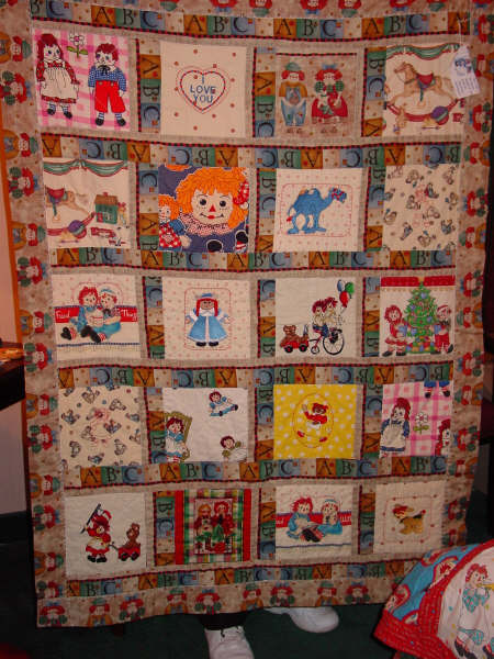 Quilt For Sale ~ Raggedy Festival 2004 ~ Arcola, Illinois