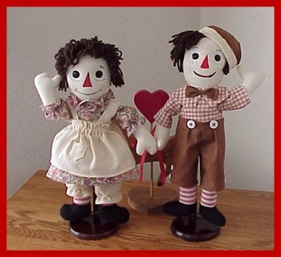 ~VOLLAND ~Raggedy Ann and Andy Dolls